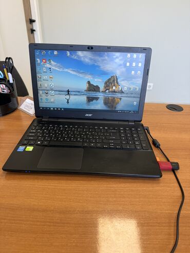 acer aspire 7 бишкек: Ноутбук, Acer, 4 ГБ ОЭТ, Intel Core i3, 17 ", Колдонулган, Татаал эмес тапшырмалар үчүн, эс тутум SSD