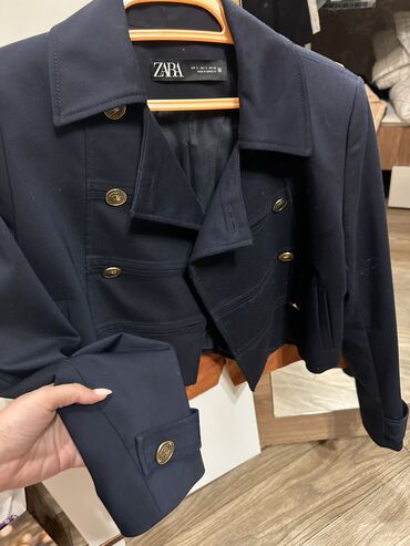 geyinilmiş paltarlar: Zara, S (EU 36), цвет - Синий