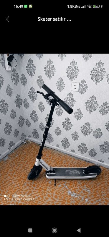 qədimi əşyalar satışı: İşlənmiş Giroskuter 10.5", ≤ 250 Vt, > 35 km/s, Ünvandan götürmə