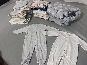 Отдам даром: Набор детской одежды для новорождённого (0–3 мес), хлопок. все отдам — 1