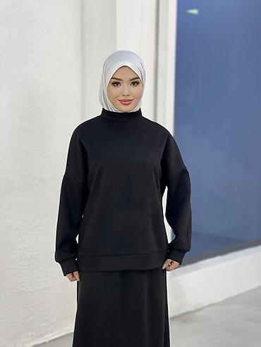 Повседневные платья: Платье-абайя в спокойном бежевом оттенке. - Свободный прямой крой с — 12