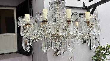 cıraq: Çılçıraq, 10 və daha çox lampa, Xrustal — 2