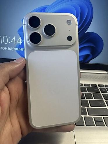 Уюлдук телефондор жана аксессуарлар: IPhone 17 Pro, Жаңы, 256 ГБ, Күмүш, Коргоочу айнек, Каптама, Кабель, 100 % — 2