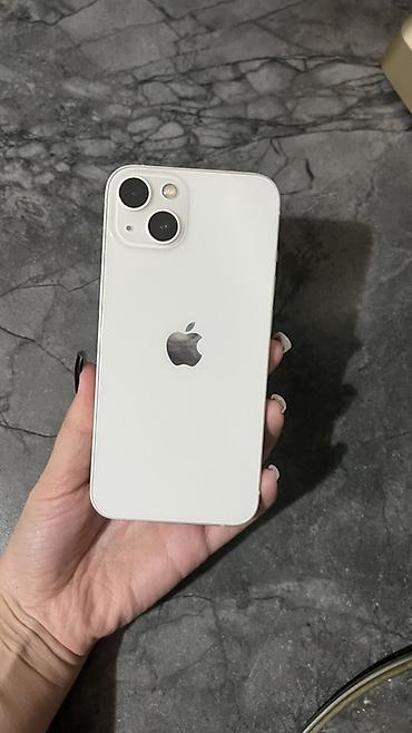 apple 12: IPhone 13, Б/у, 256 ГБ, Белый, 100 % — 1