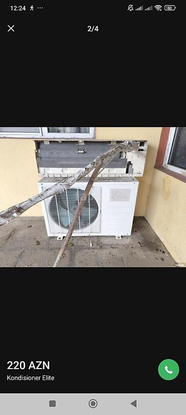 w210 radiator: Elite split kondisioner – divar tipli daxili blok və xarici blok — 4