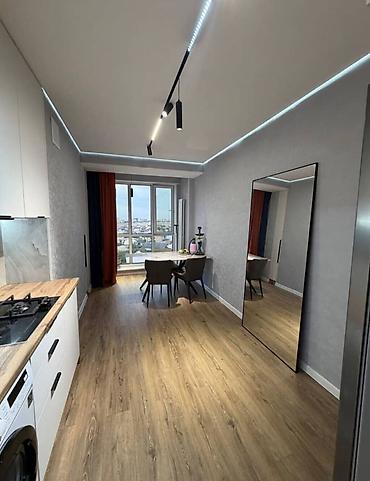 2 комнаты, 62 м², Кок-Жар ж/м Элитка, 9 этаж, Евроремонт