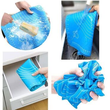 Ostala kuhinjska oprema: Silikonska podloga za testo XXL Mat 70x50 cm PONOVO ŠOK CENA ! U TOP — 5