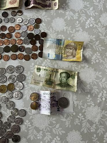 Монеты: Kolleksiya: müxtəlif ölkələrin köhnə pulları və sikkələri Təsvir: - — 8