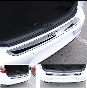 Аксессуары и тюнинг: GOLF 7 Накладка на задний бампер для VW Golf 7 - Назначение: защита — 2