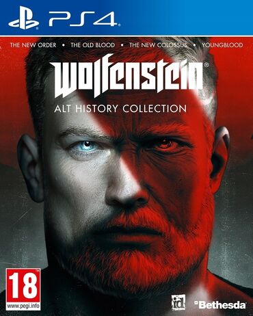 PS4 (Sony Playstation 4): Ps4 wolfenstein all history collection