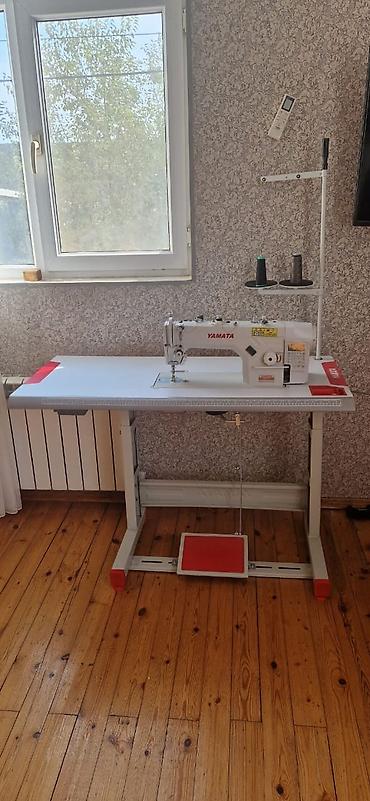 yamata: YAMATA EP8200L sənaye tikiş maşını – masa və pedal komplekti ilə masin — 1