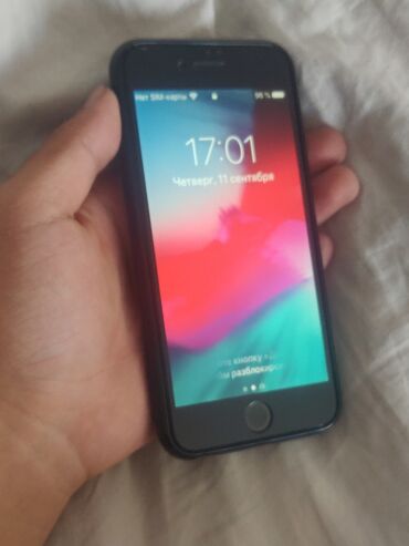 6 айфон 6: IPhone 6, Колдонулган, 16 ГБ, Desert Titanium, Коргоочу айнек, Каптама, 81 %