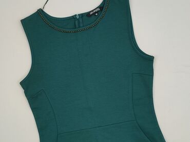 rozkloszowana sukienka z ekoskórą: Top Secret, Sukienka damska, rozmiar M