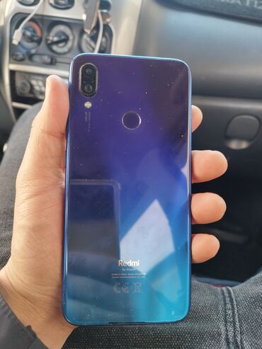 Xiaomi, Redmi Note 7, Б/у, 64 ГБ, цвет - Голубой, 2 SIM