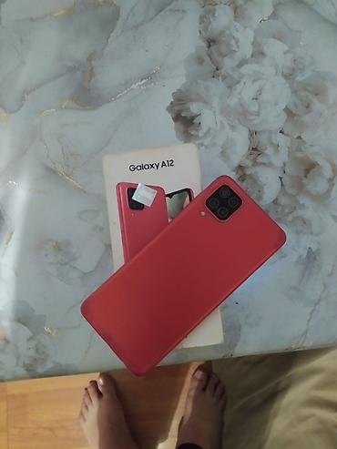 Elektronika: Samsung Galaxy A12, 32 GB, rəng - Qırmızı, İki sim kartlı — 4