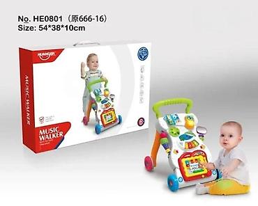 deciji tableti: HUANGER Music Walker – muzički guralica centar za rani razvoj (model — 3
