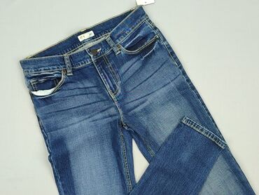 czarne jeansy z dziurami bershka: Jeans, 14 years, 158/164, condition - Perfect