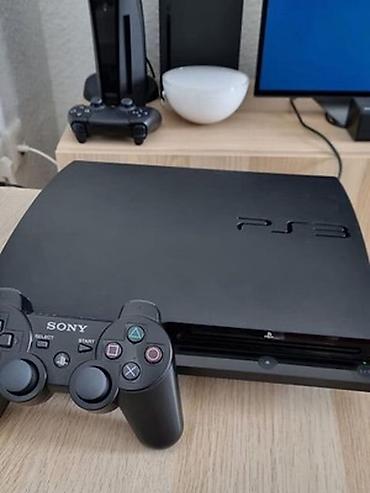iphone 17 ikinci əl: Sony PlayStation 3 Slim super slim oyun konsolu - Model: PS3 Slim — 2