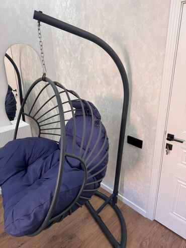 Qamaklar: Asma yellencək kreslo Yenidir, istifadə olunmayıb.Ölçüləri evimə uyğun — 7