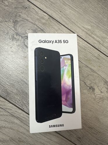 Samsung: Samsung Galaxy A35, Новый, 256 ГБ, цвет - Синий, 2 SIM