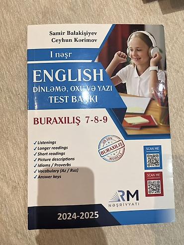 Kitablar və jurnallar: Məhsul: “English – Dinləmə, Oxu və Yazı Test Bankı” (I nəşr) — 1