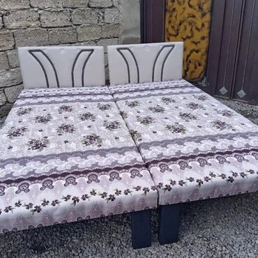 Çarpayılar: Təzə çarpayılar. 1 nəfərlik çarpayılar 60 manat. 2 nəfərlik taxt 110 — 7