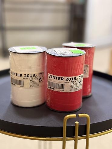 декор дождик: Набор декоративных лент VINTER 2018 (IKEA) - Комплектация: 3 рулона — 4