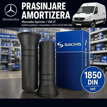 site:.rs elastična veza motorno vozilo: SOLJA AMORTIZERA NOSAC SPRINTER VW LT 28-46 6 SET | Nosac amortizera — 4