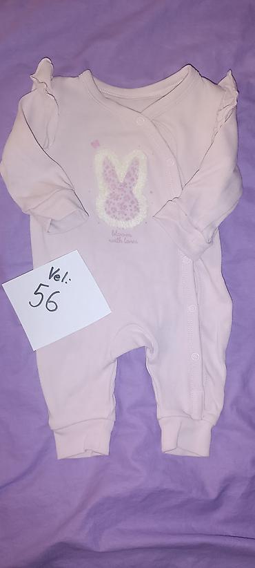 jakne reserved: Bebi jednodelni pijama/odevni kombinezon za devojčice, veličina 56. - — 4