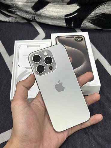 IPhone 15 Pro, 256 GB, Natural Titanium, Simsiz şarj