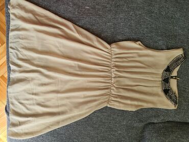 narandzasta haljina i cipele: S (EU 36), bоја - Bež, Drugi stil, Kratkih rukava