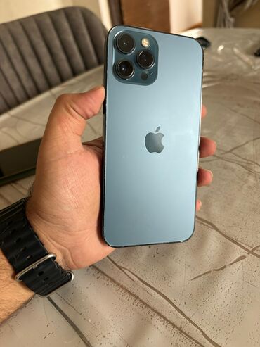 Tavalar: IPhone 12 Pro, 256 GB, Pacific Blue, Face ID