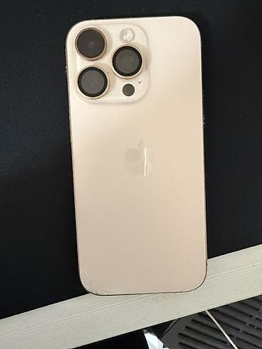 apl: IPhone 16 Pro, Б/у, Золотой, Защитное стекло, 83 % — 3