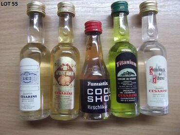 Ostali predmeti za umetnost i kolekcionarstvo: Mini Bottle unučići fraklići čokanji Kao sa slika . Zainteresovanima — 19