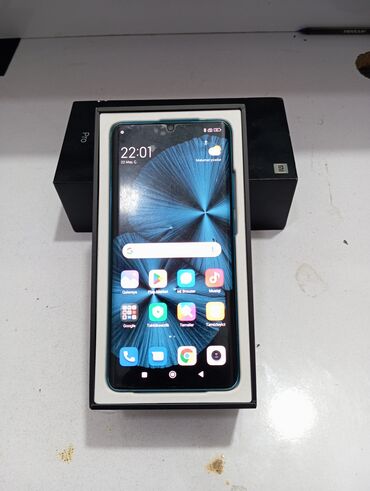 ikinci el telifonlar: Xiaomi Mi Note Pro, 256 GB, rəng - Göy, 
 Barmaq izi, Face ID