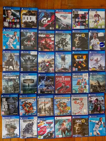 ps4 disklerin satisi: Satlir uşaqdan böyüyə hamı üçün 15 AZN 45 AZN kimi