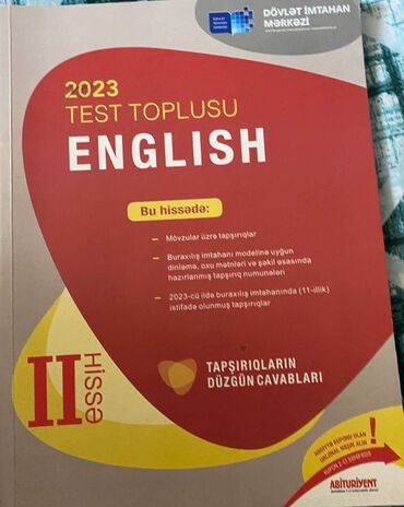 gülnarə umudova test cavabları: Ingilis dili test toplusu. 2 ci hissəsi. işlənib. Amma ideal