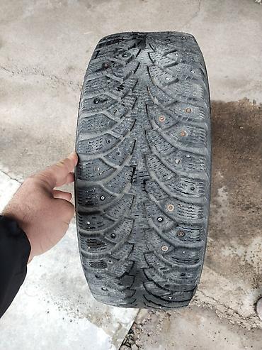 r17 225: Колеса в сборе 205 / 55 / R 16, Зимняя шипованная, Б/у, 1 шт, Легковые, Железные, отверстий - 5 — 2