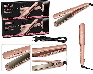 №: 13387 Məhsulun adı: Saç üçün düzləşdirici BR-6099 Rose Gold Brend