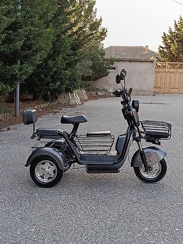 4 teker atv: Elektrik üçtəkərli skuter - Güclü elektrik mühərriki və sakit işləmə — 9
