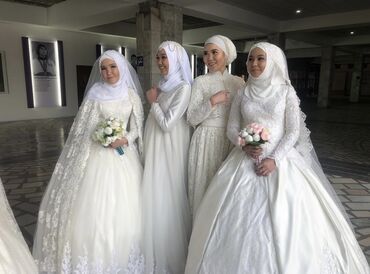 прокат платьев бишкек: Свадебное платье, цвет - Белый
