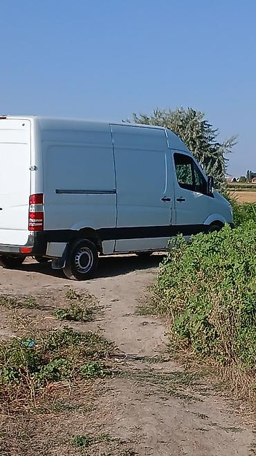 короткий спринтер: Mercedes-Benz Sprinter высокий кузов), белый фургон. Обмень есть — 1