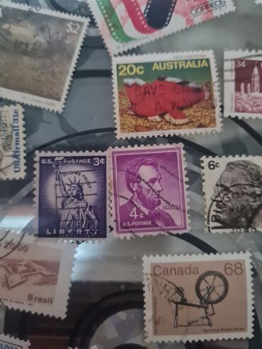 Numizmatika i filatelija: Marke amerika australije afrika juzna amerika 220 komada — 3