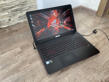 купить компьютер apple бу: Ноутбук, Asus, 8 ГБ ОЭТ, Intel Core i7, 15.6 ", Колдонулган, Оюндар үчүн, эс тутум HDD + SSD