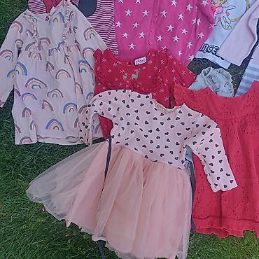 ljubičaste stvari: Paket dečije garderobe za devojčice – raznovrsni komadi za — 1