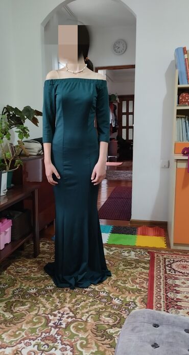 платье для мамы на выпускной: Вечернее платье, Длинная модель, С рукавами, S (EU 36)