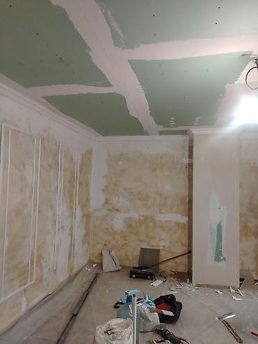 apşifka tavan: Alçıpan tavan və işıqlandırma sistemlərinin quraşdırılması xidməti - — 4