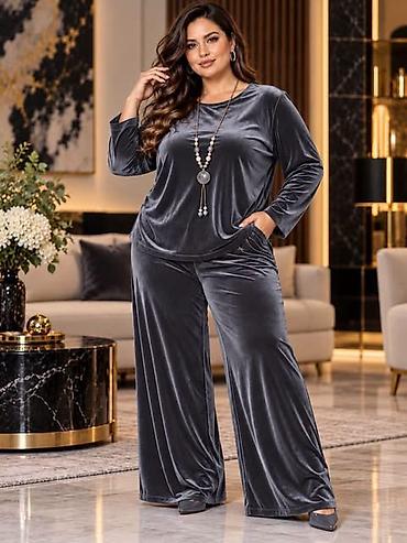 trex kapsule cena: ✨️BIG SIZE MODEL ✨️ Prelepe plisane trenerke za nase punije dame Vel — 6
