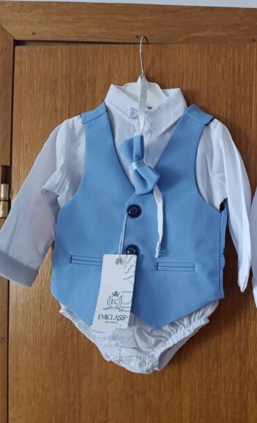 zenski kompleti sa prslukom: Single-colored, color - Light blue