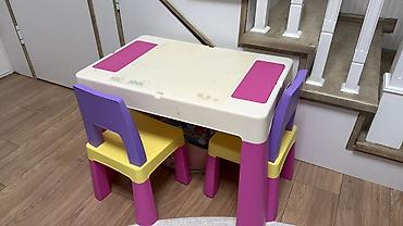 Игровые комплексы: Детский игровой набор: большой кукольный дом и столик с двумя — 2